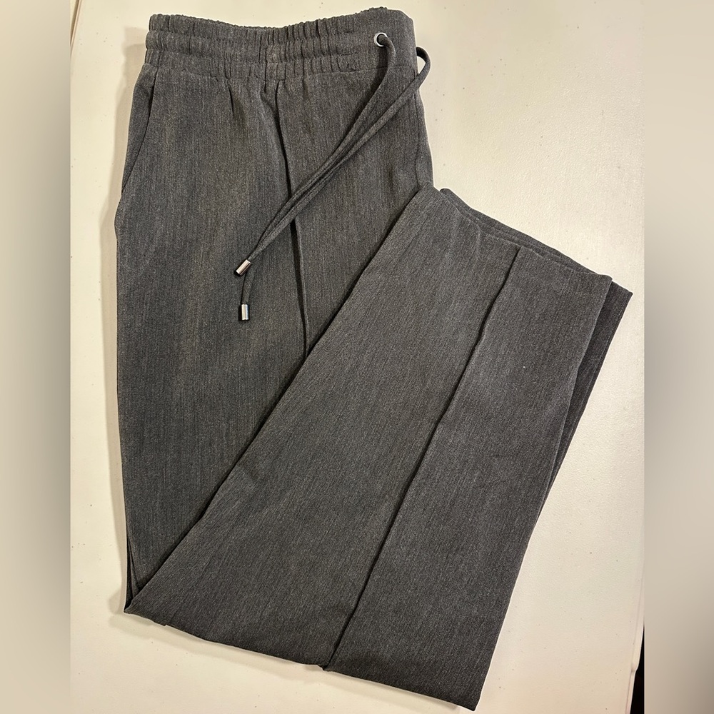 Nine West Charcoal Drawstring Womens Trousers